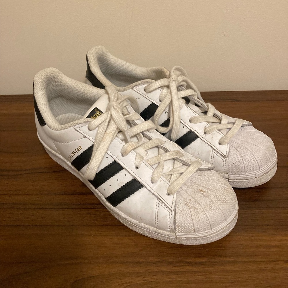 Adidas Superstar White Black Sneakers